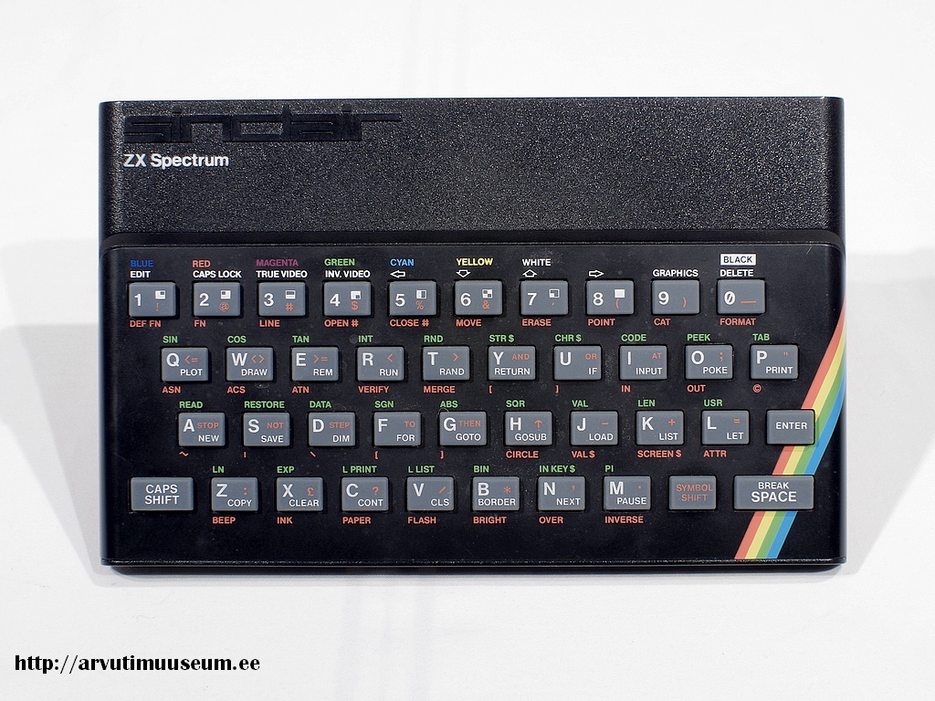 Sinclair Zx Spectrum 48k Arvutimuuseum