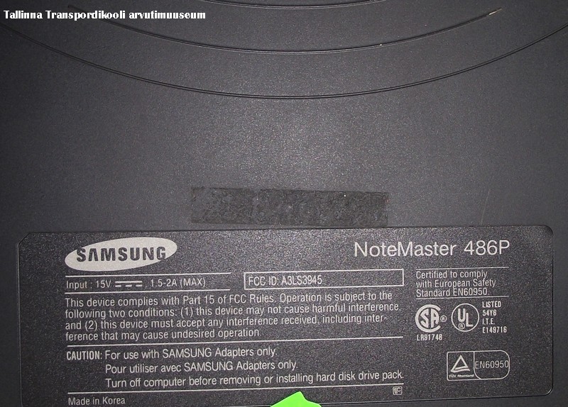 Samsung Notemaster 486p Arvutimuuseum